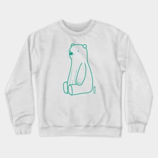 sad bear Crewneck Sweatshirt